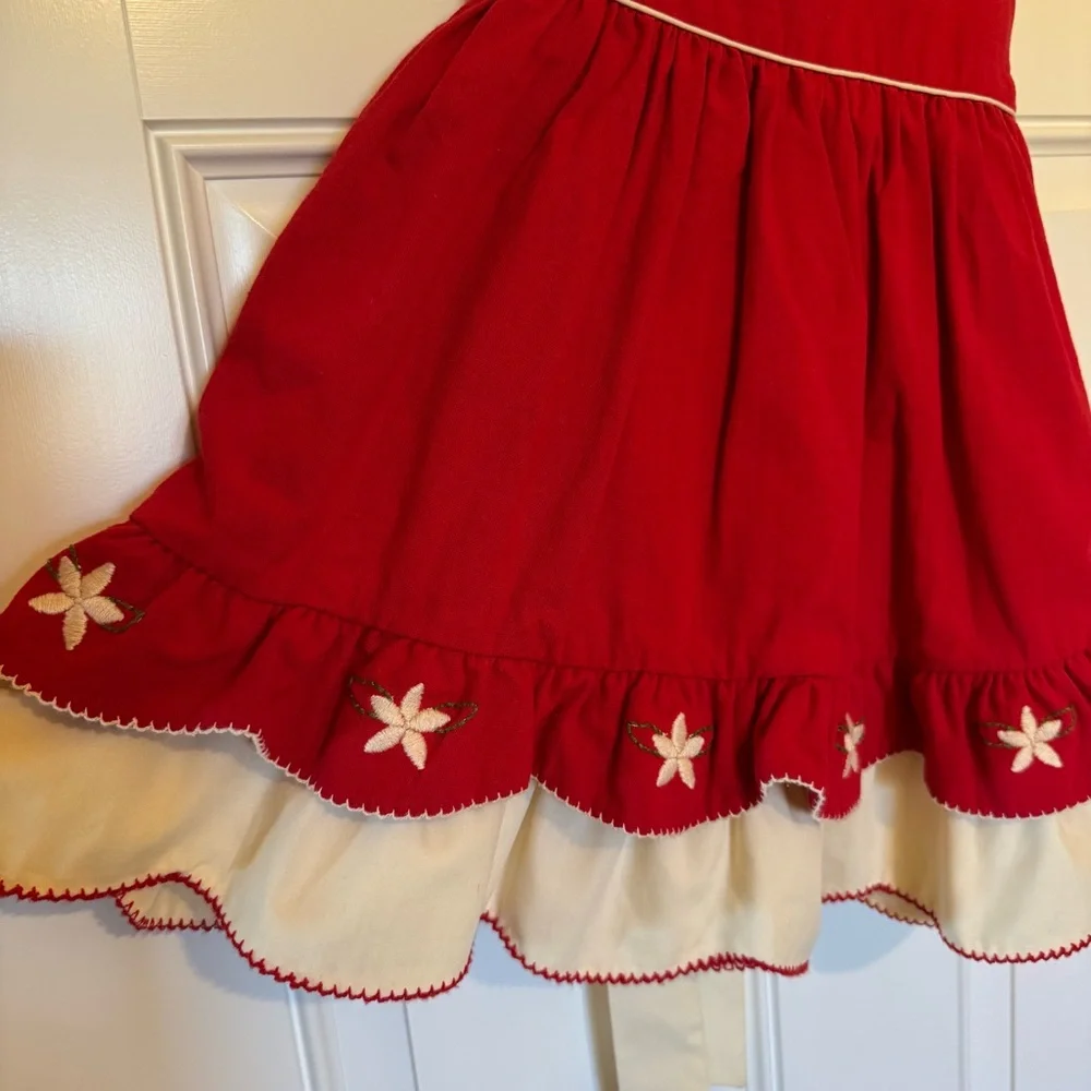 Well Dressed Wolf Classic Good Cheer Red White Dress Holiday Christmas Girls 3